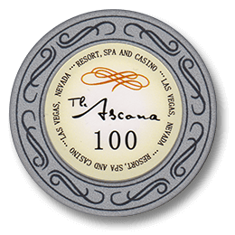 Фишка для покера Ascona номиналом 100