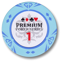 Фишка для покера Premium номиналом 1