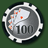 Фишка для покера Royal Flush номиналом 100