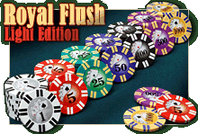 Серия недорогих наборов для покера Royal Flush Light Edition