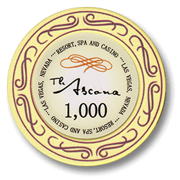 Фишка для покера Ascona номиналом 1000
