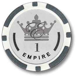 Фишка для покера Empire номиналом 1