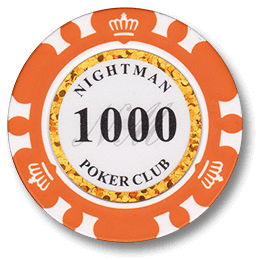 Фишка для покера Nightman Lux номиналом 1000