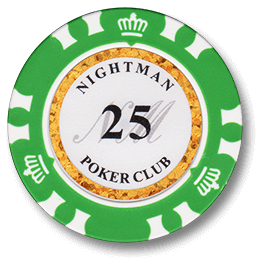 Фишка для покера Nightman Lux номиналом 25