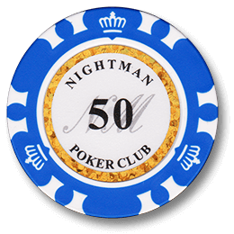 Фишка для покера Nightman Lux номиналом 50