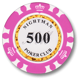 Фишка для покера Nightman Lux номиналом 500