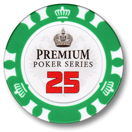 Фишка для покера Premium Crown номиналом 25