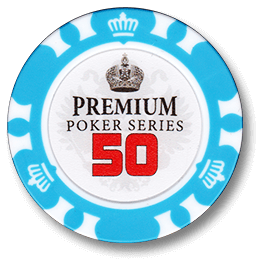 Фишка для покера Premium Crown номиналом 50