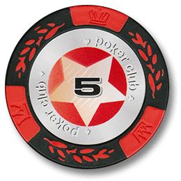 Фишка для покера Stars Ultra номиналом 5