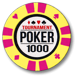 Фишка для покера Tournament номиналом 1000