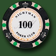 Покерная фишка Nightman LUX номиналом 100