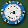 Покерная фишка Nightman LUX номиналом 50