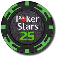 Покерная фишка Poker Stars номиналом 25