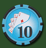 Фишка для покера Royal Flush 10