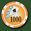 Фишка для покера Royal Flush номиналом 1000