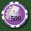 Фишка для покера Royal Flush номиналом 500