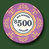 Керамическая фишка для покера Venerati номиналом 500