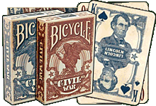 Новые карты для покера Bicycle Civil War, Bridge Size, FIFA World Cup