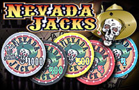 Дешевые наборы для покера c керамическими фишками Nevada Jack
