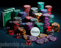 Фишки из набора для покера Stars New
