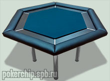 Шестиугольный стол для игры в покер