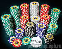 Фишки для покера Crown (14 и 15.5 грамм, профессиональные)