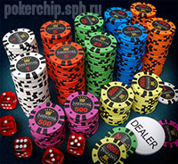 Фишки для покера National Poker Series (11.5 грамм, коллекционные)