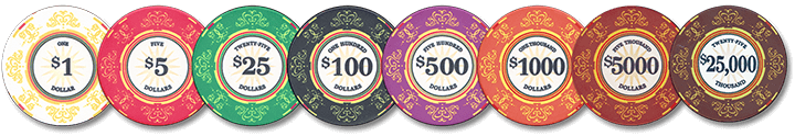 Керамические фишки для покера Venerati (10 грамм)